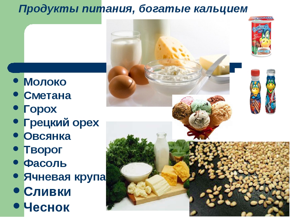 Продукты с кальцием картинки