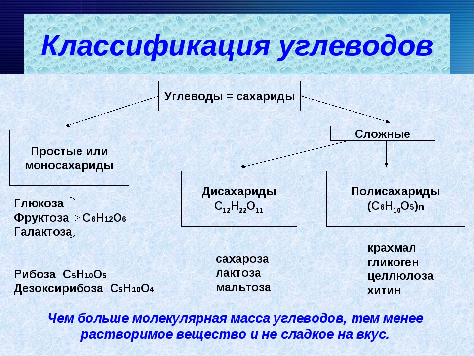 Лаваш это простой или сложный углевод