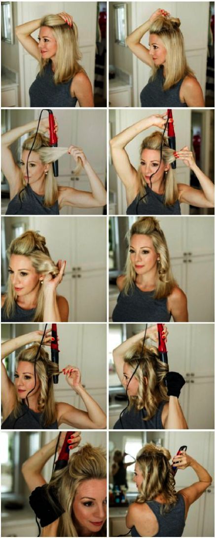 Как сделать небрежные локоны на длинные волосы в домашних условиях