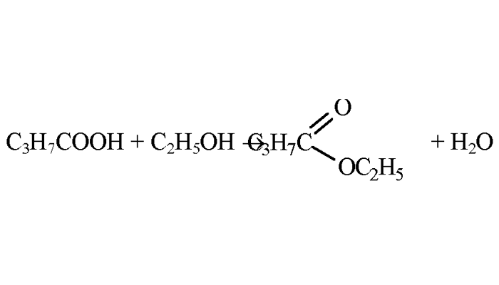 Химическая реакция пропиленгликоля с этанолом