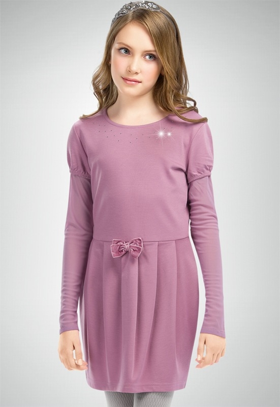Фиолетовое платье для маленькой девочки